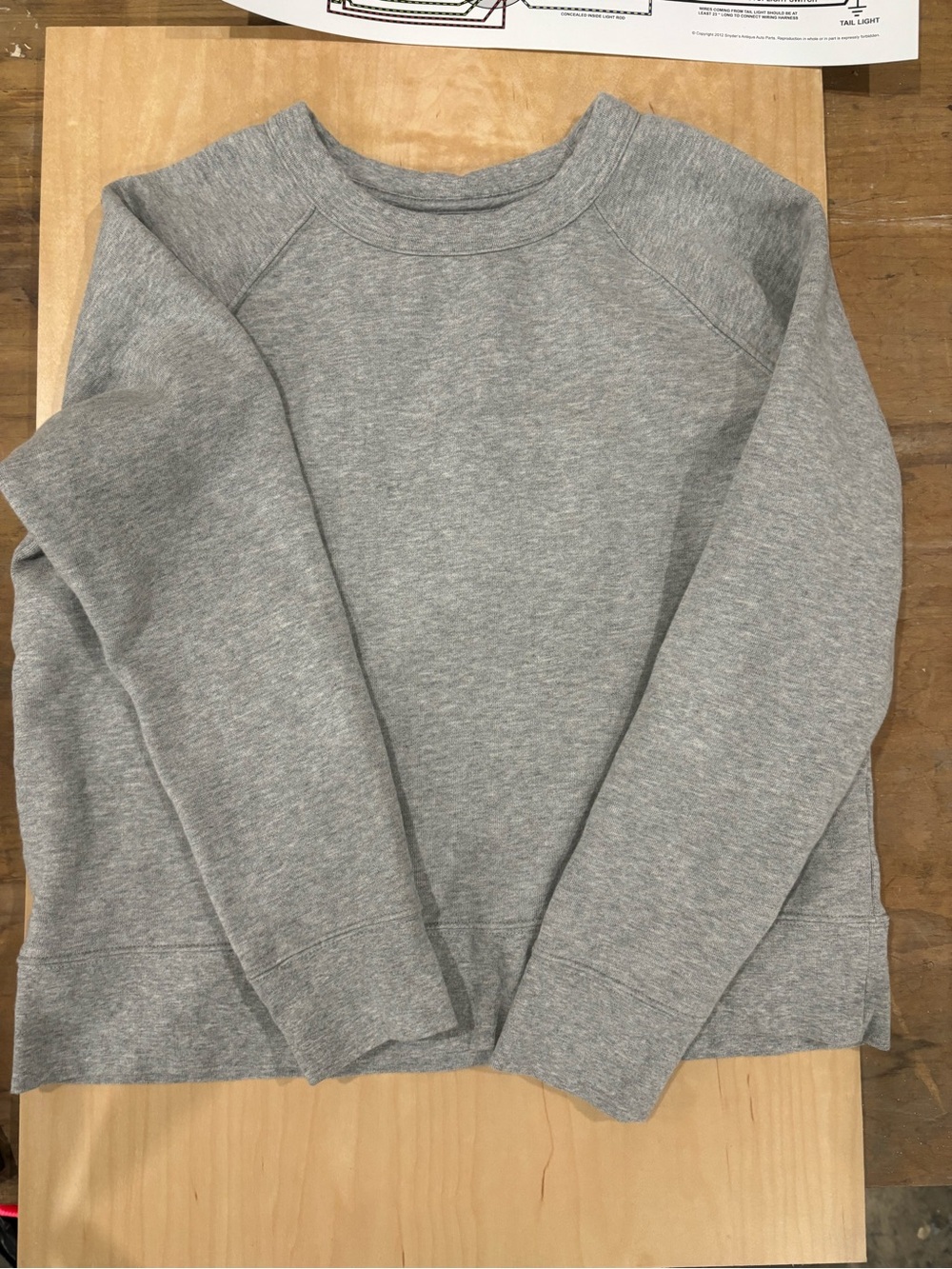 Athleta Women's Heather Gray Crewneck Sweatshirt